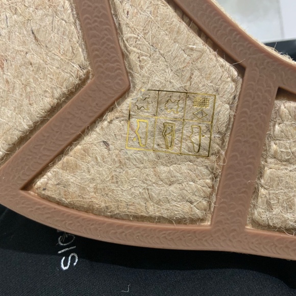 SIGERSON MORRISON Arien platform wedge Espadrille white leather sandal pumps 9 - Picture 10 of 15